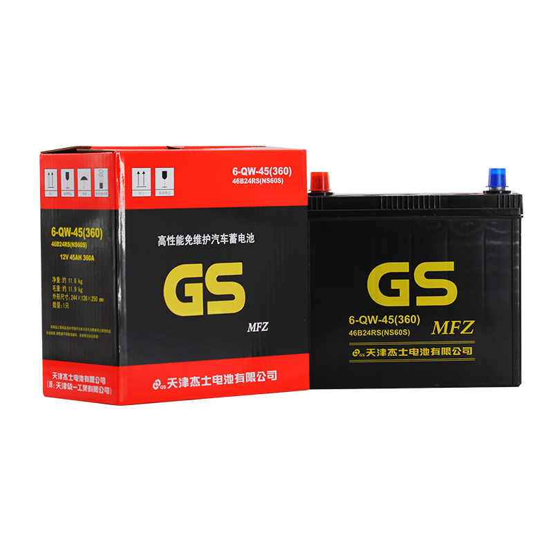 GS/統一蓄電池 46B24RS